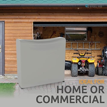 Adjustable Rolling Tire Rack with Protective Cover & Wheels