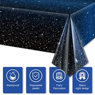 Starry Night Space Tablecloth for Parties and Decor
