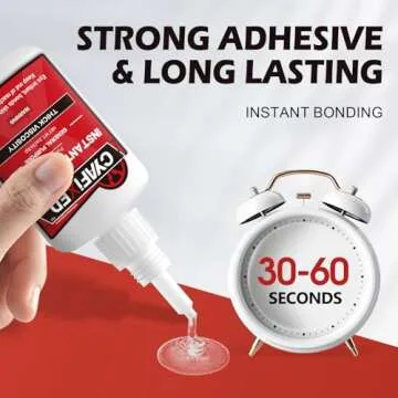 Super Glue Liquid - Instant Clear Thick Viscosity Adhesive