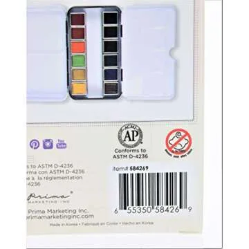 Art Philosophy Watercolor Palette for Creatives
