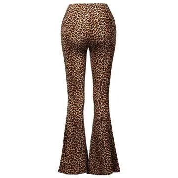 Stylish SSOULM Women's High Waist Flare Pants for Comfort