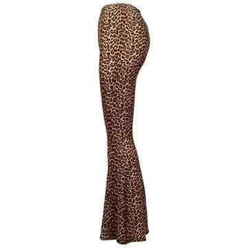 Stylish SSOULM Women's High Waist Flare Pants for Comfort