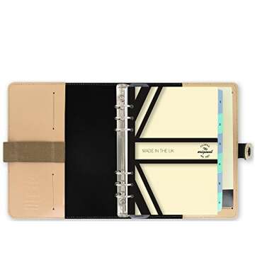 Filofax A5 Patent Nude Organiser - Stylish & Functional