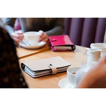 Filofax A5 Patent Nude Organiser - Stylish & Functional