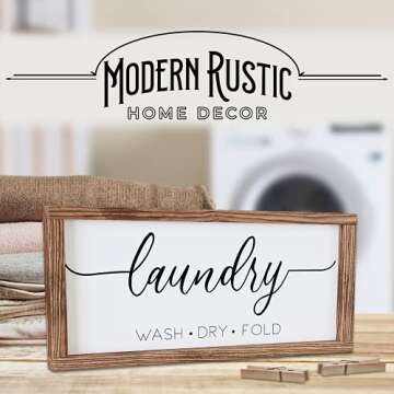 Laundry Signs for Laundry Room Decor, Laundry Room Decor and Accessories, Laundry Signs, Farmhouse Laundry Room Decor, Laundry Signs Wall Decor, Farmhouse Laundry Decor, Laundry Room Signs Wall Decor