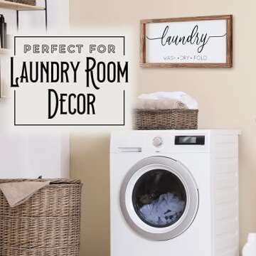 Laundry Signs for Laundry Room Decor, Laundry Room Decor and Accessories, Laundry Signs, Farmhouse Laundry Room Decor, Laundry Signs Wall Decor, Farmhouse Laundry Decor, Laundry Room Signs Wall Decor