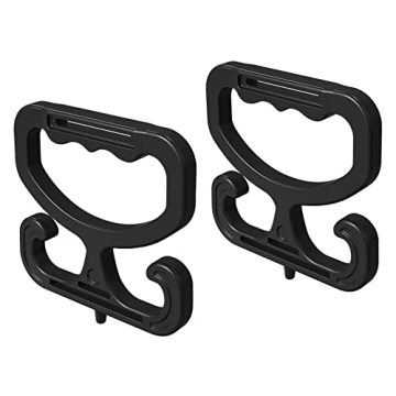 Ultimate Grocery Bag Gripper - 2 Pack, Holds Up to 80lbs Each, Ergonomic Handle