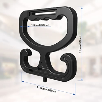 Ultimate Grocery Bag Gripper 2 Pack Holds 80lbs Ergonomic