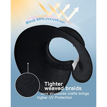 FURTALK Women's Sun Visor Hat UV Protection