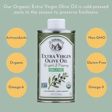 La Tourangelle Organic Extra Virgin Olive Oil for Chefs