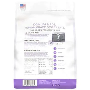 Full Moon Natural Cut Pork Jerky Healthy All Natural Dog Treats Human Grade Grain Free 10 oz