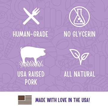 Full Moon Pork Jerky All Natural Dog Treats 10 oz