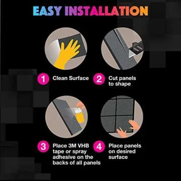 Sonic Acoustics Hexagon Acoustic Panels 12 Pack Soundproof