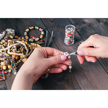 Anezus Jump Rings Jewelry Making Kit with Pliers (1200Pcs)