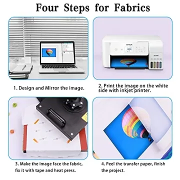 HTVRONT Sublimation Paper 150 Sheets - Vibrant Quality