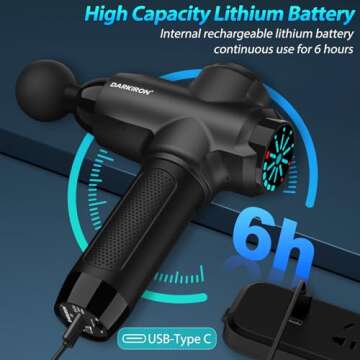 Deep Tissue Massage Gun for Pain Relief | DARKIRON