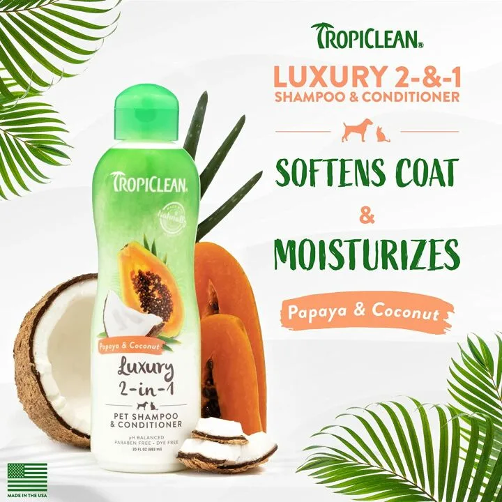 Natural 2-in-1 Dog Shampoo & Conditioner | TropiClean