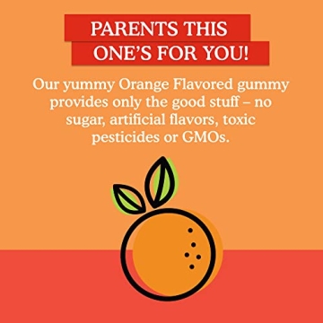 Kids Organic Vitamin D3 Gummies for Strong Bones & Immunity