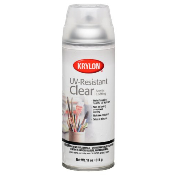 Krylon K01303007 Acrylic Spray Paint, Crystal Clear 11-Ounce