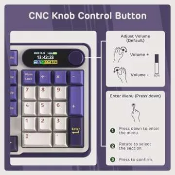 RK ROYAL KLUDGE S98 Mechanical Keyboard - Wireless & Hot Swappable