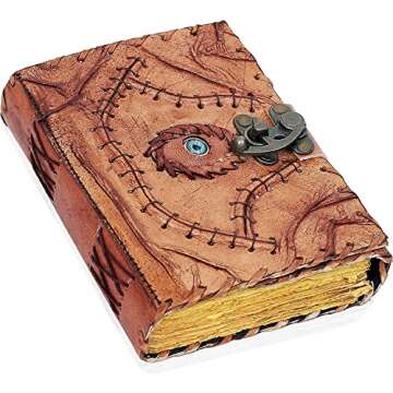 Hocus Pocus Book of Spells: Vintage Leather Prop Journal for Halloween Decor and Gifts