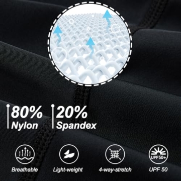 DEVOROPA Boys' Swim Jammers - Competitive Team Shorts