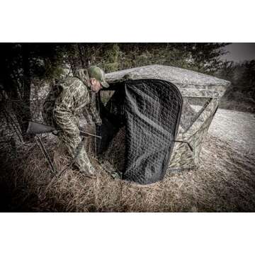 Insulated 4 Person Hunting Blind for Cold Weather