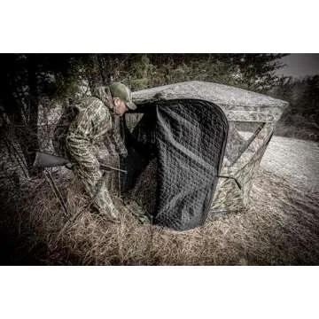 Insulated 4 Person Hunting Blind for Cold Weather
