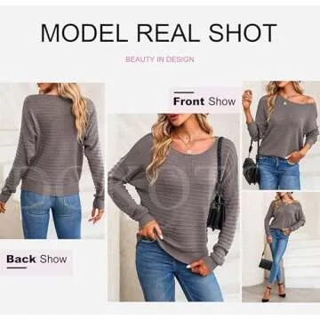 Dokotoo Women's Stylish Long Sleeve Sweater for All Occasions