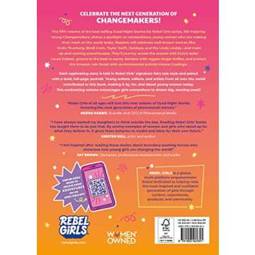 Good Night Stories for Rebel Girls: 100 Inspiring Young Changemakers