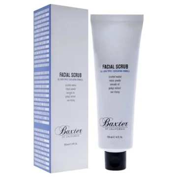 Baxter of California Facial Scrub for Men with Walnut & Avocado Oil