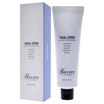 Baxter of California Facial Scrub for Men with Walnut & Avocado Oil