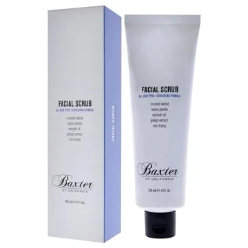 Baxter of California Facial Scrub for Men with Walnut & Avocado Oil