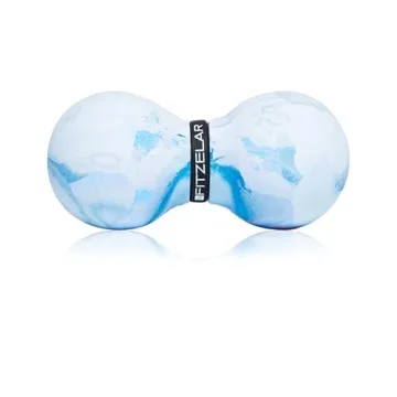 FITZELAR Double Lacrosse Peanut Massage Ball for Pain Relief