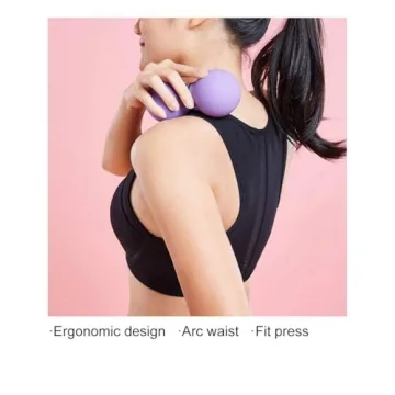 FITZELAR Double Lacrosse Peanut Massage Ball for Pain Relief