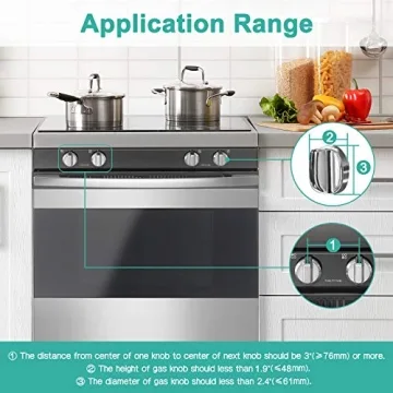 Award-Winning Child Safety Stove Knob Covers for Kitchen Use