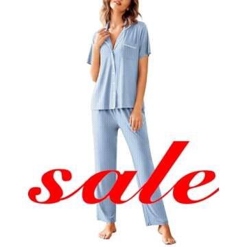 Avidlove Women's Soft Notch Collar Pajama Set