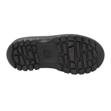 Lands' End Waterproof Kids Snow Boots - Insulated Warm Fleece Lined Winter Boots for Toddlers, Girls & Boys - Black, 5 Toddler