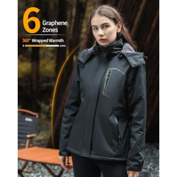 Graphene Heated Jacket for Stylish Winter Warmth