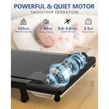 Walking Pad with Incline,2 in 1 Walking Pad Treadmill for Walking and Running, Under Desk Treadmill 5% Incline for Home/Office with LED Display