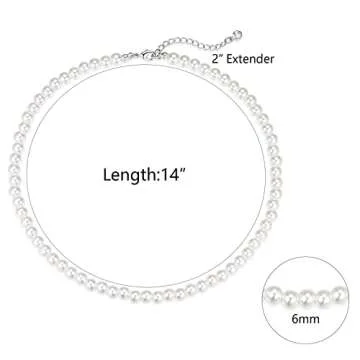 Zeffy 6MM Pearl Necklace - Elegant and Versatile