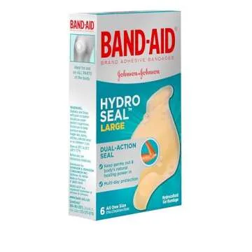 Durable Hydro Seal Band-Aid Waterproof Bandages 6 ct