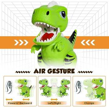 STEAM Life RC Robot Dinosaur Toys for Kids, Remote Control Smart Robot Pet for Age 3 4 5 6 7 8 Boys ...