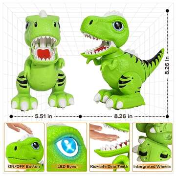 STEAM Life RC Robot Dinosaur Toys for Kids, Remote Control Smart Robot Pet for Age 3 4 5 6 7 8 Boys Girls, Interactive Hand Gesture Walking Dancing Robot, Kids Toys for Boy