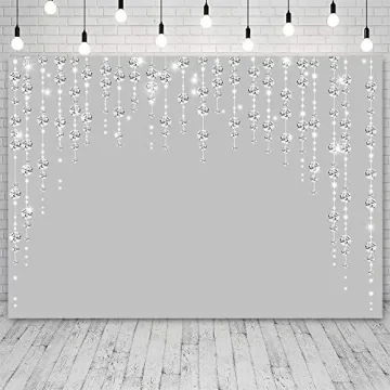 ABLIN 7x5ft Silver Photography Backdrop for Events