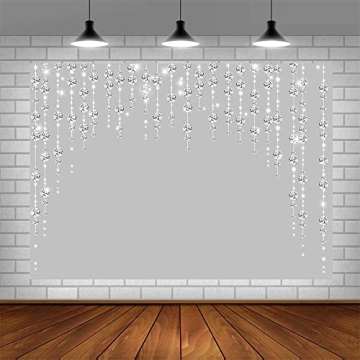 ABLIN 7x5ft Silver Photography Backdrop for Events