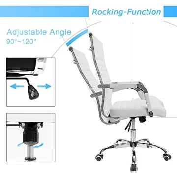 Furmax Executive PU Leather Desk Chair Adjustable Comfort