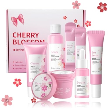Cherry Blossom Skincare Gifts for Teen Girls - Pamper Sets & Facial Kits