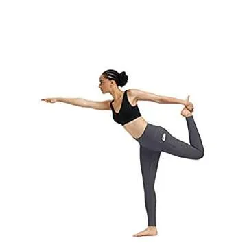 Fengbay 2 Pack High Waist Yoga Pants, Pocket Yoga Pants Tummy Control Workout Running 4 Way Stretch Yoga Leggings