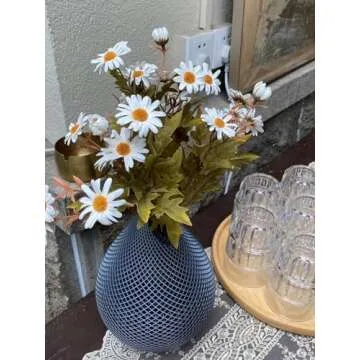 Unique Large Black Honeycomb Art Vase - Versatile Home, Wedding, Restaurant, Office, Events Decoration - 24x17x17 inches (Black)